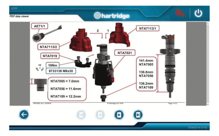 Toledo HEUI Master — On-Screen Visual Tooling Guide