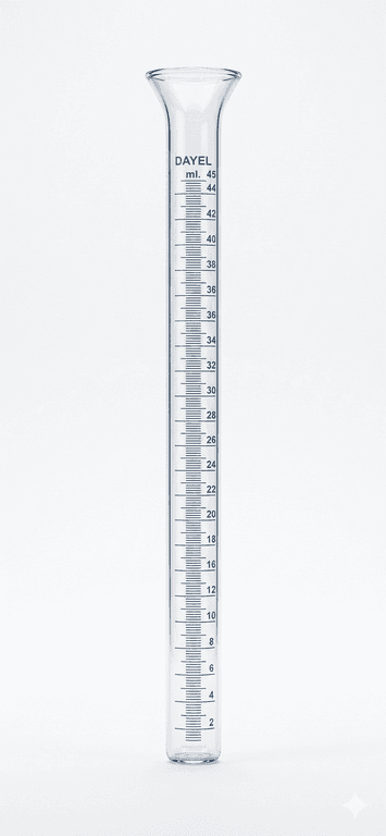 DAYEL Graduated Glass Cylinder (45ml Capacity)