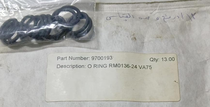 O Ring RM0136-24 VA75 9700193
