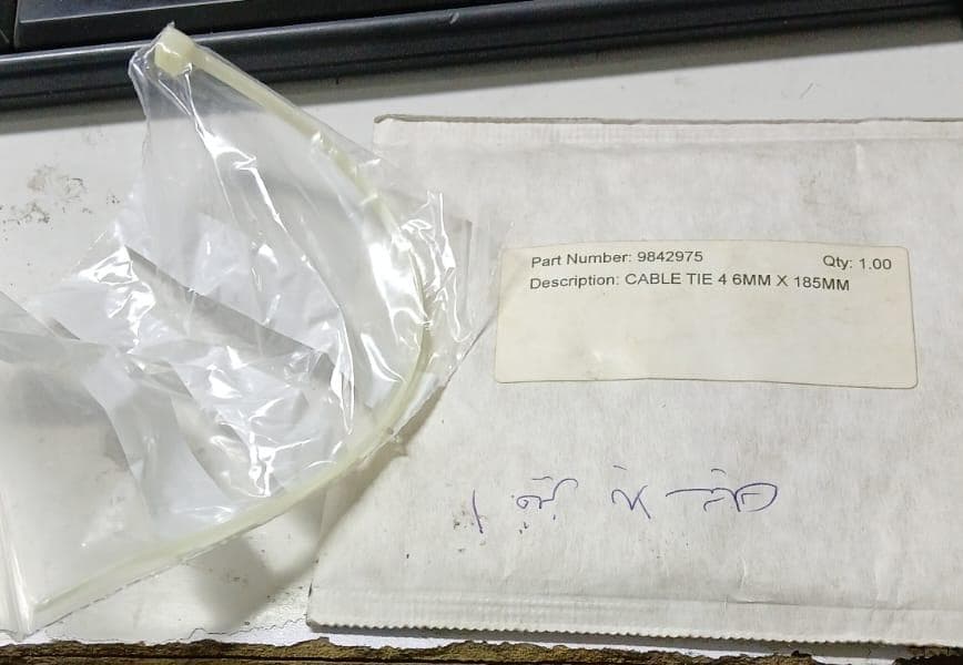 Cable tie 4 6mm x 185mm 9842975