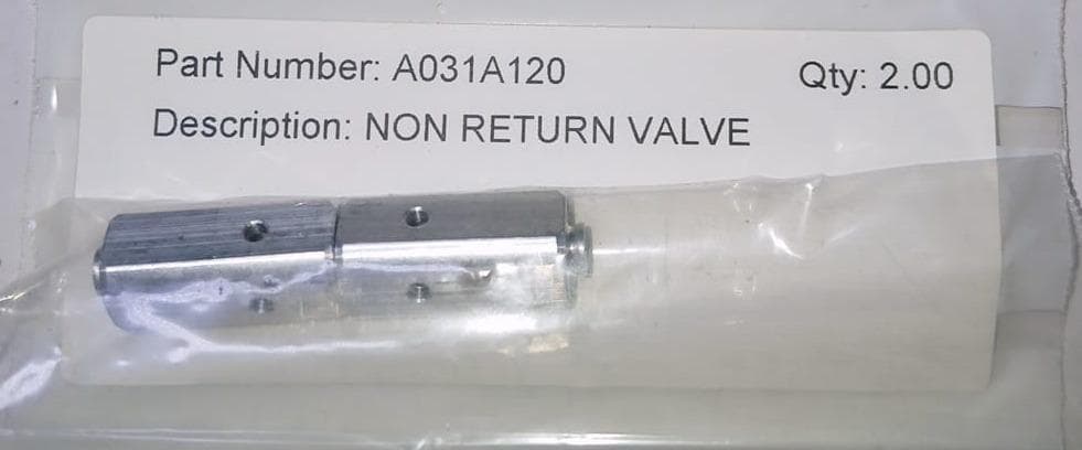 NON RETURN VALVE A031A120
