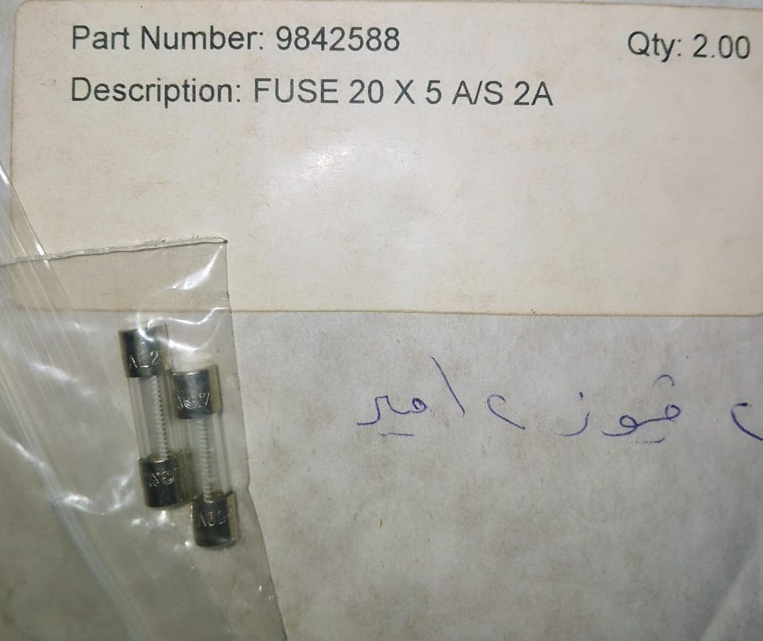 FUSE 20 X 5 A/S 2A 9842588