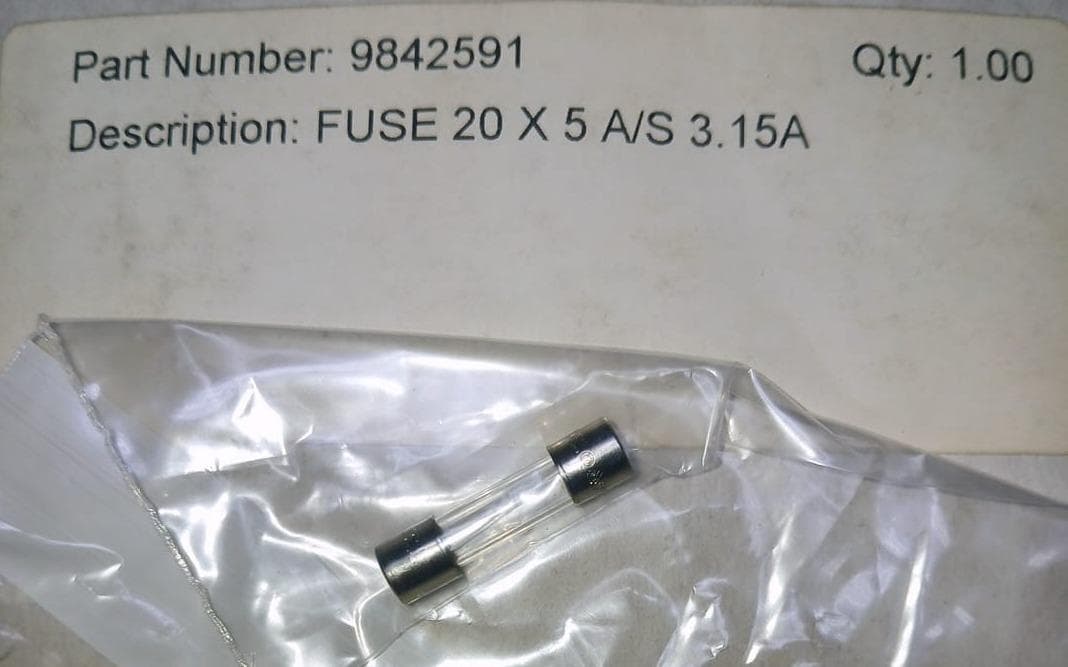 FUSE 20 X 5 A/S 3.15A 9842591