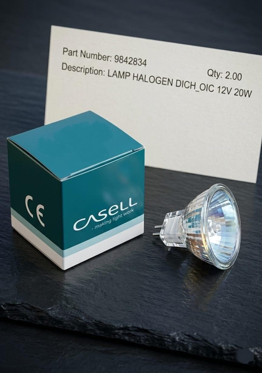 9842834 LAMP HALOGEN DICHOIC 12V 20W