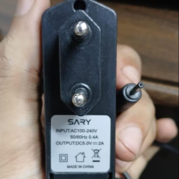 SARY AC/DC Adapter - Input: 100-240V, Output: 5V 2A 10W