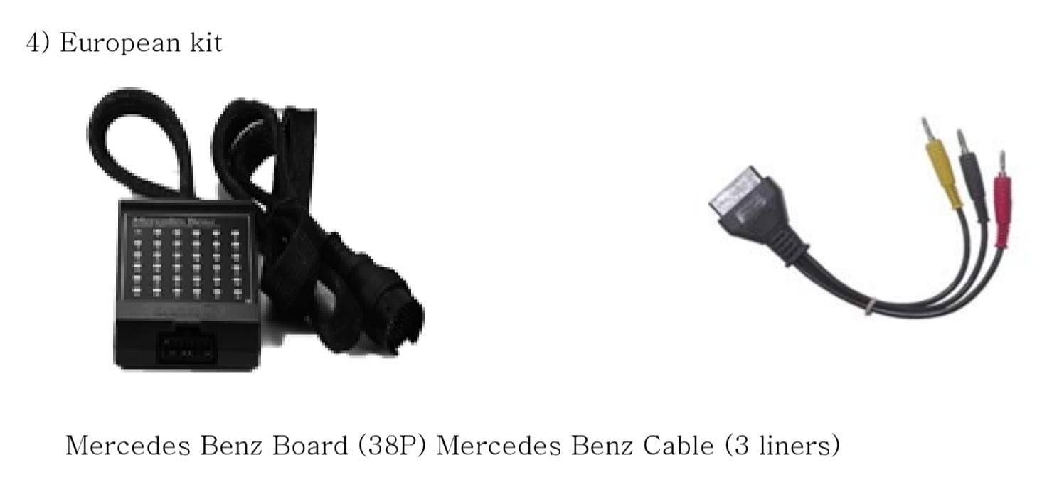 Mercedes Benz Board (38P) Mercedes Benz Cable (3 liners)